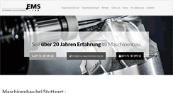 Desktop Screenshot of ems-maschinenservice.de